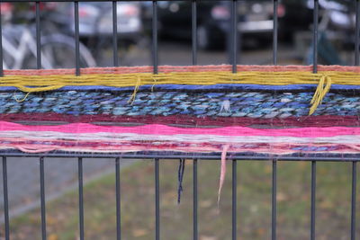 Close-up of multi colored rope