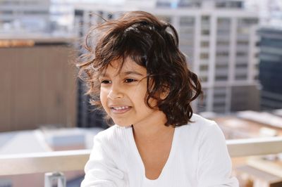 Portrait of young girl