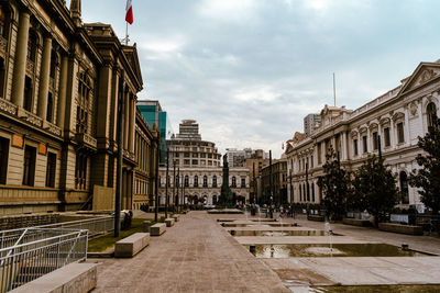 Street amidst buildings in city