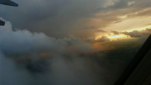 View of cloudy sky