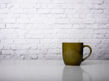 Close-up of coffee on table