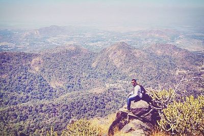 Scenic view of mountains