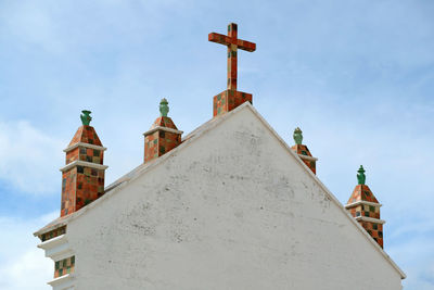 Low angle view of building against sky