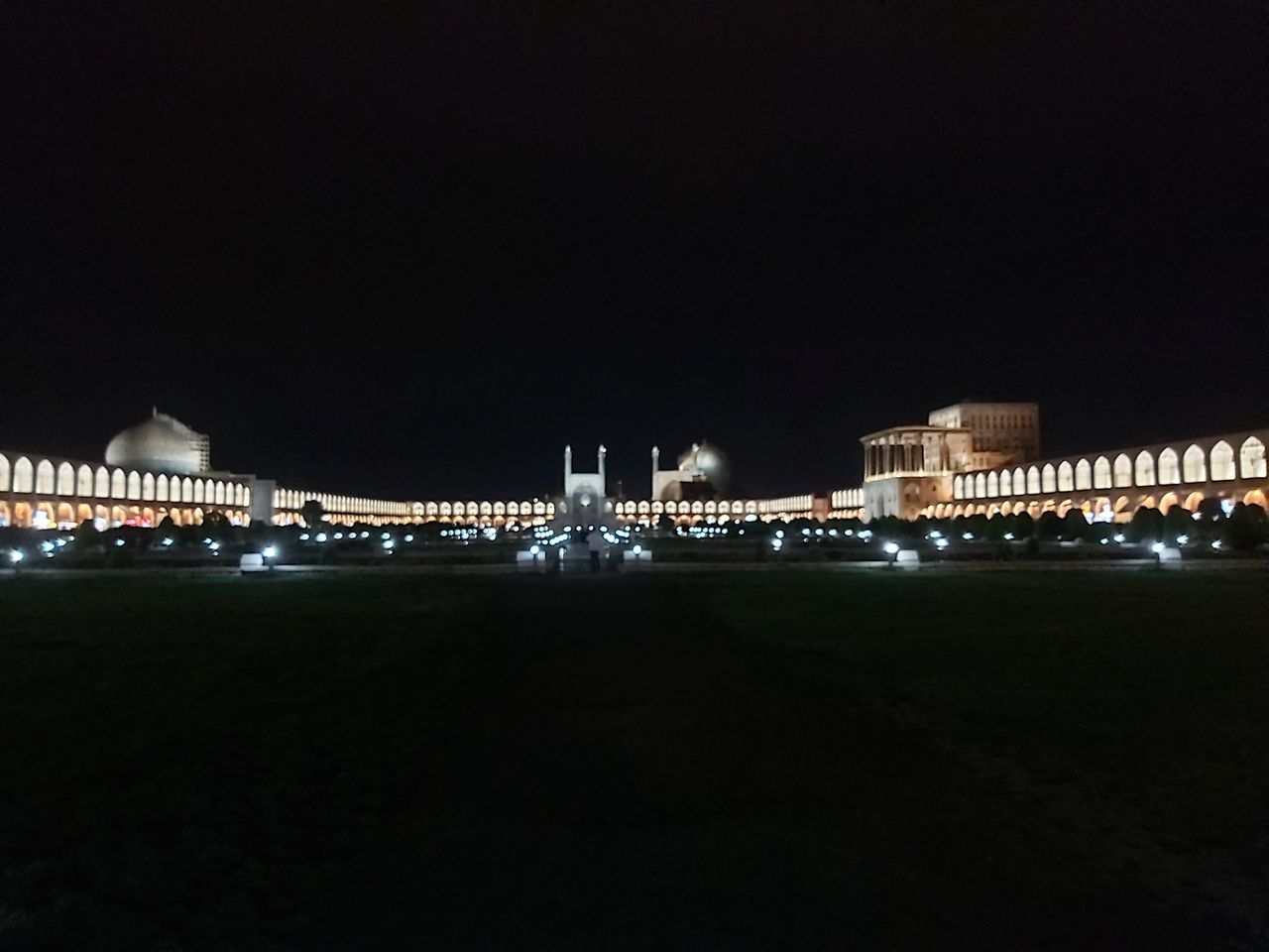 ILLUMINATED CITY AT NIGHT