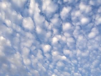 Low angle view of clouds in sky