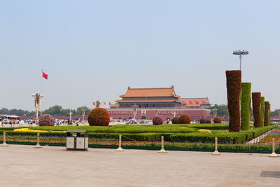 Garden near gate of heavenly peace