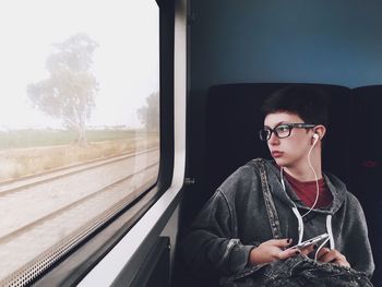 Portrait of young woman