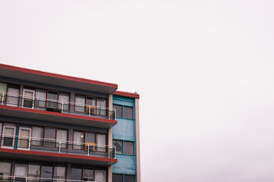 Exterior of building against clear sky