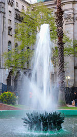 Fountain in a park