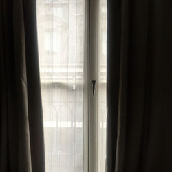Curtain on window