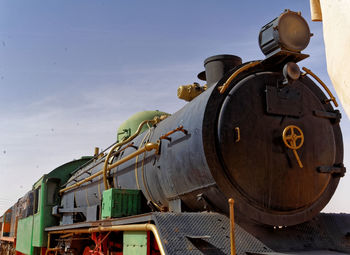 Old train against sky