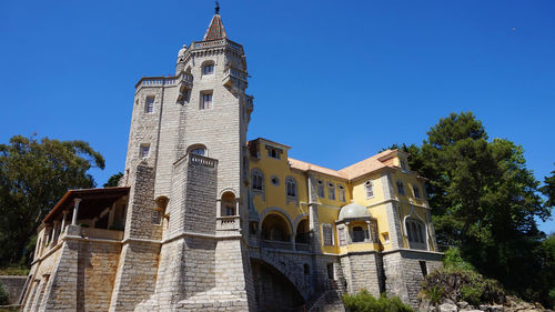 Low angle view of building against sky