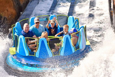 People enjoying in water