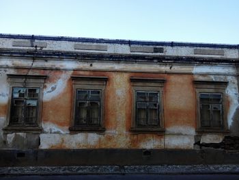 Exterior of built structure against clear sky