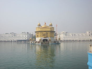 View of church at waterfront