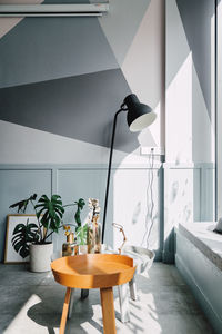 Table and chairs at home