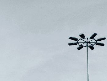Low angle view of street light