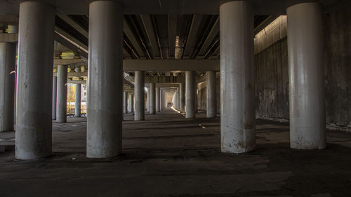 Empty corridor of building