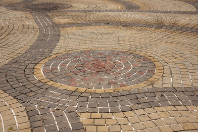 Full frame shot of cobblestone street