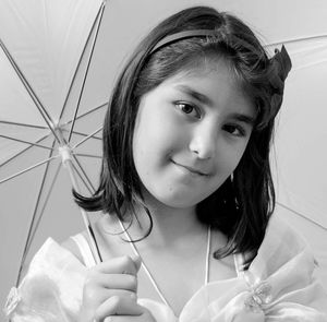 Close-up portrait of girl