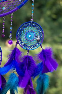 Close-up of dreamcatcher