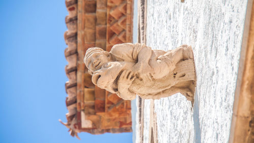 Low angle view of statue