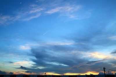 Low angle view of cloudscape