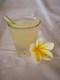 Close-up of drink on table