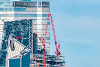 This panoramic view of the city square mile financial district of london.