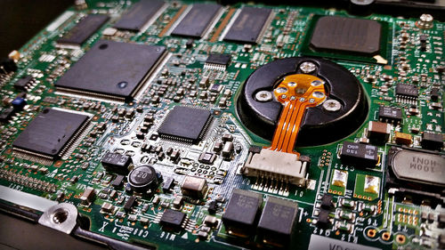 Close-up of electric fan