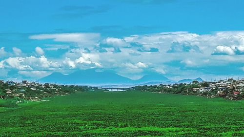 Scenic view of landscape against sky