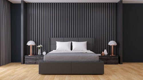 Modern bedroom interior design 