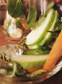 Close-up of salad in plate