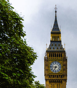 Low angle view of big ben