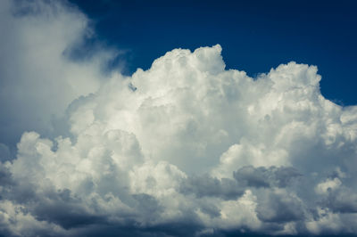 Low angle view of cloudy sky