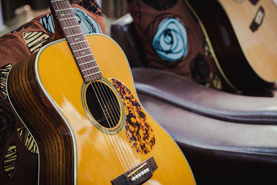 Close-up of guitar