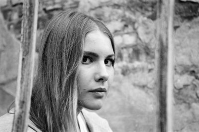 Portrait of young woman