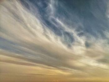 Low angle view of dramatic sky