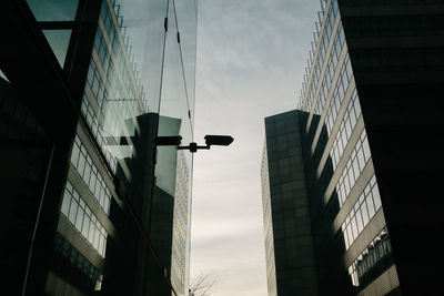 Low angle view of buildings against sky