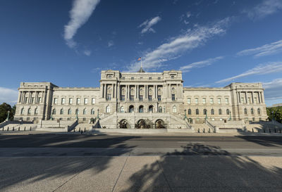 View of building against cloudy sky