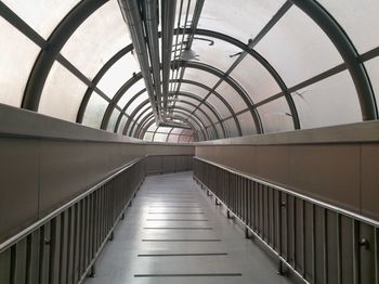 View of empty staircase