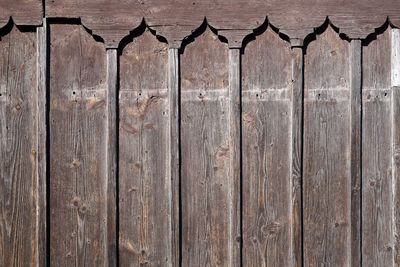 Full frame shot of wooden fence