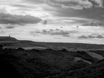 Scenic view of landscape against sky