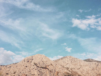 Mountains against sky