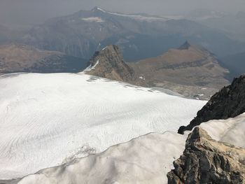 Scenic view of mountains