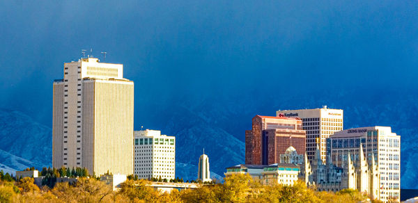 Buildings in city