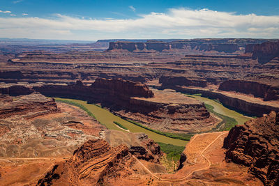 Aerial view of landscape