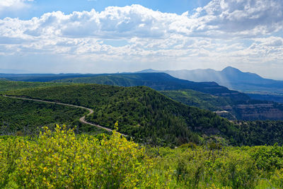 Scenic view of landscape against sky