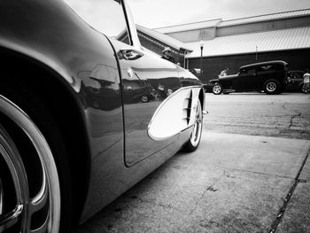 Cars parked in parking lot