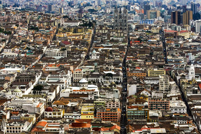 Aerial view of city